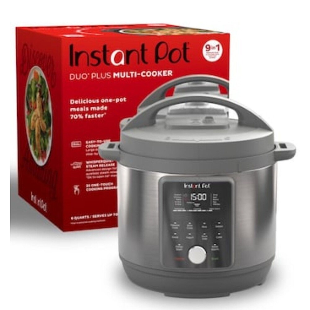 Instant Pot Duo Plus 9-in-1 Multi-Use Programmable Pressure Cooker